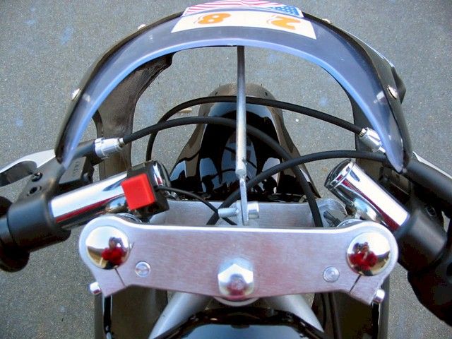 fron fairing and windshield